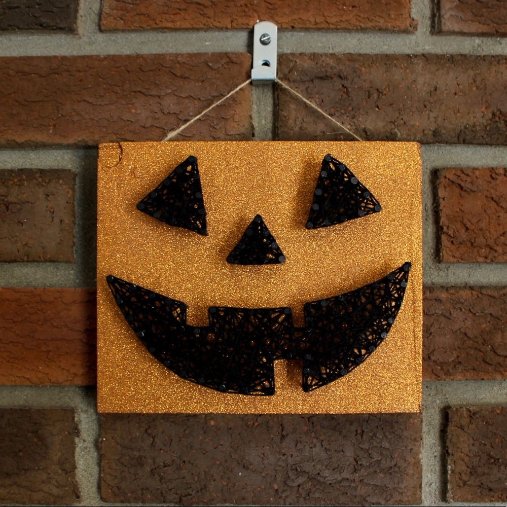 Jack-O-Lantern String Art